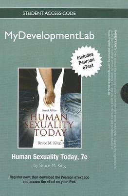 Book cover for NEW MyLab Human Development with Pearson eText Student Access Code Card for Human Sexuality Today (standalone),