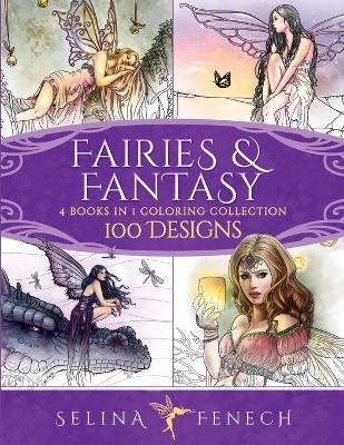 Book cover for Fairies and Fantasy Coloring Collection