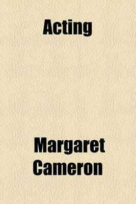 Book cover for Acting