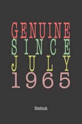 Cover of Genuine Since July 1965