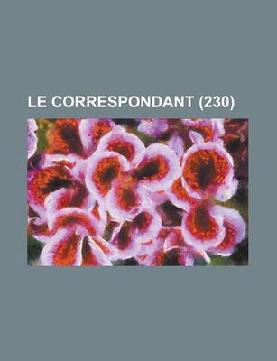 Book cover for Le Correspondant (230)