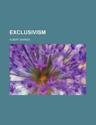 Book cover for Exclusivism
