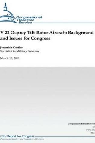Cover of V-22 Osprey Tilt-Rotor Aircraft