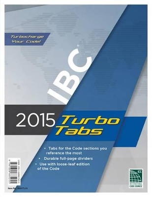 Book cover for 2015 International Building Code Turbo Tabs for Loose Leaf Edition