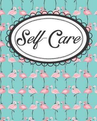 Book cover for Pink Flamingo Self-Care Workbook