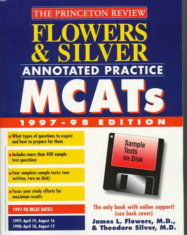 Book cover for Flowers & Silver Annotated Practice Mcats