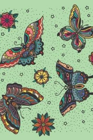 Cover of Boho Butterflies 2020 Daily Planner with Word Scramble Puzzles