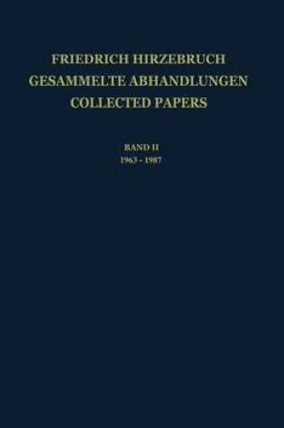 Cover of Gesammelte Abhandlungen - Collected Papers I