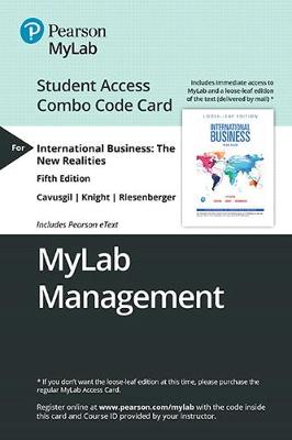 Book cover for Mylab Management with Pearson Etext -- Combo Access Card -- For International Business