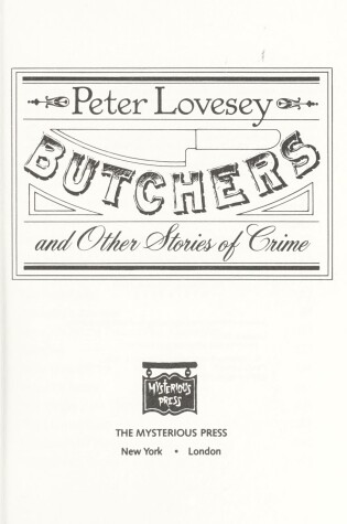 Cover of Butchers & Other Stories of Crime