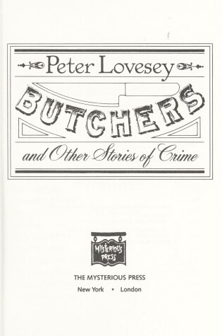 Butchers & Other Stories of Crime