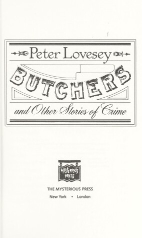 Book cover for Butchers & Other Stories of Crime