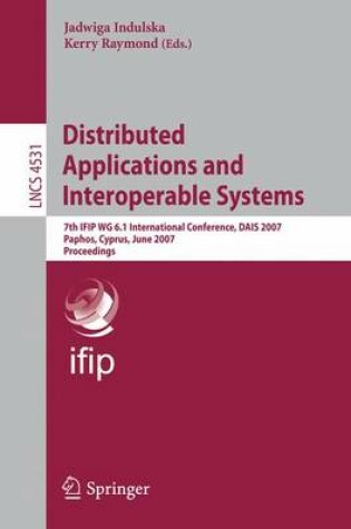 Cover of Distributed Applications and Interoperable Systems