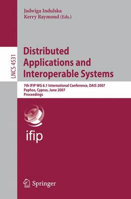 Book cover for Distributed Applications and Interoperable Systems