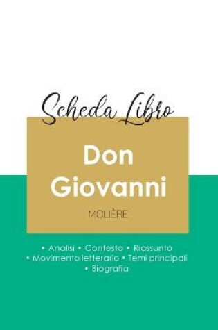 Cover of Scheda libro Don Giovanni di Moliere (analisi letteraria di riferimento e riassunto completo)