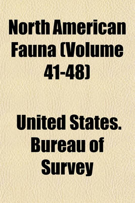 Book cover for North American Fauna Volume 28-29