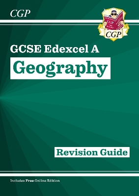 Book cover for GCSE Geography Edexcel A Revision Guide includes Online Edition