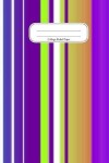 Book cover for Modern Colorful Stripe Pattern