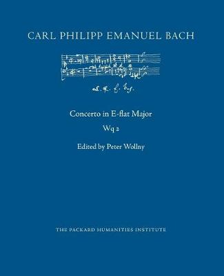 Book cover for Concerto in E-flat Major, Wq 2