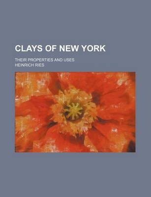 Book cover for Clays of New York; Their Properties and Uses