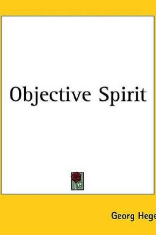 Cover of Objective Spirit