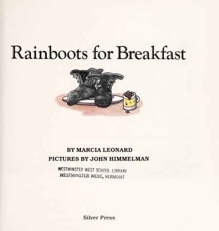 Cover of Rainboots for Breakfast