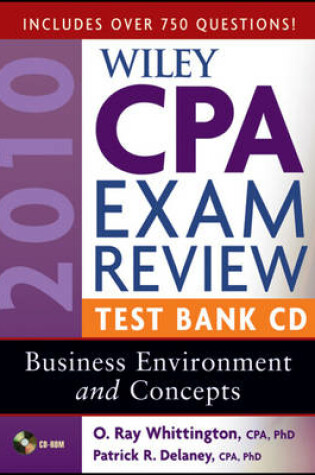 Cover of Wiley CPA Exam Review 2010 Test Bank CD-ROM