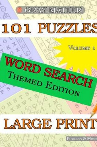 Cover of Large Print Themed Word Search Puzzles