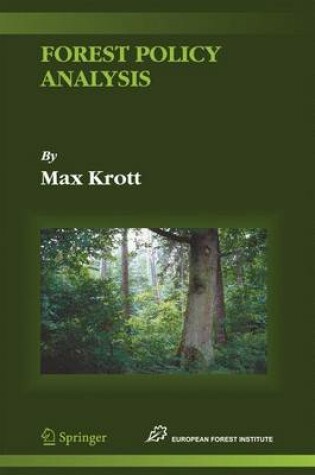 Cover of Forest Policy Analysis
