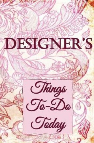 Cover of DESIGNER's - Things To Do Today