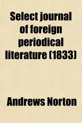 Book cover for Select Journal of Foreign Periodical Literature (Volume 1)