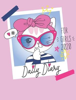Book cover for Daily Diary for Girls 2020