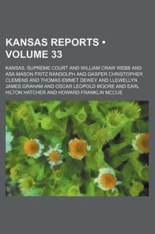 Cover of Kansas Reports (Volume 33)