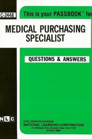 Cover of Medical Purchasing Specialist