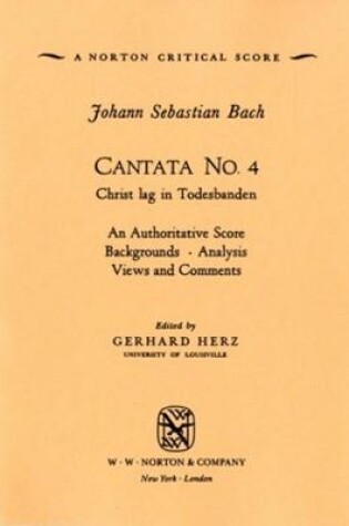 Cover of Cantata No. 4
