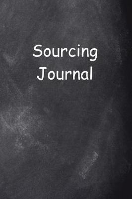 Cover of Sourcing Journal Chalkboard Design