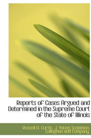 Cover of Reports of Cases Argued and Determined in the Supreme Court of the State of Illinois