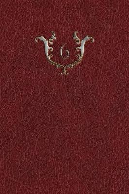 Cover of Monogram "6" Grid Notebook