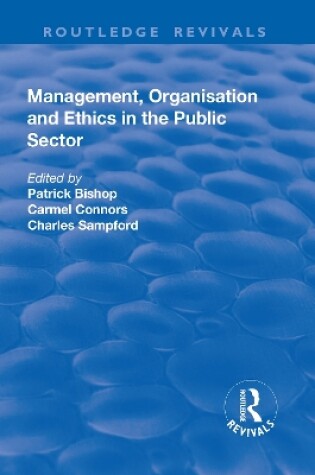 Cover of Management, Organisation, and Ethics in the Public Sector