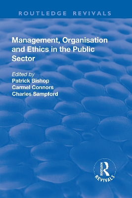 Book cover for Management, Organisation, and Ethics in the Public Sector