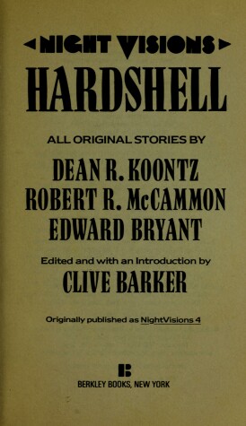 Book cover for Night Vision/Hardshel