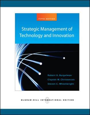 Book cover for Strategic Management of Technology and Innovation (Int'l Ed)