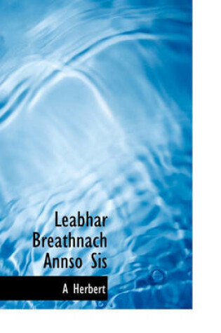 Cover of Leabhar Breathnach Annso Sis