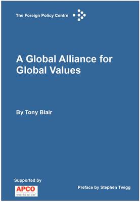 Book cover for A Global Alliance for Global Values