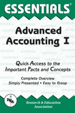 Cover of Advanced Accounting