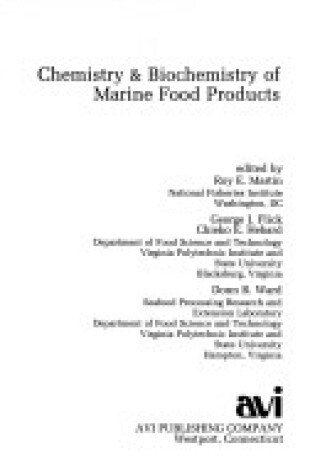 Cover of Chemistry and Biochemistry of Marine Food Products