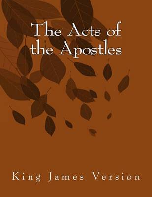 Book cover for The Acts of the Apostles