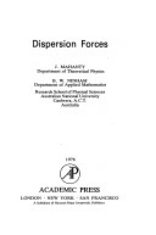 Cover of Dispersion Forces