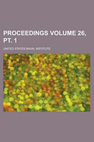 Cover of Proceedings Volume 26, PT. 1