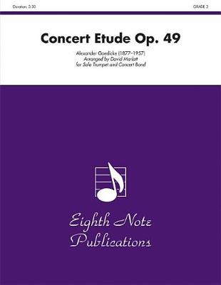 Cover of Concert Etude, Op. 49